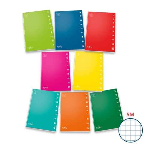 Maxi quaderno A4 copertina 200 gr/mq - 20+1 ff 80 gr/mq Colorclub