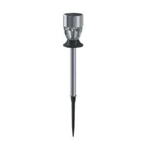 Lampioncino LED in acciaio con pannello solare e sensore crepuscolare Aigostar luce RGB - chiodo - B10201J9O
