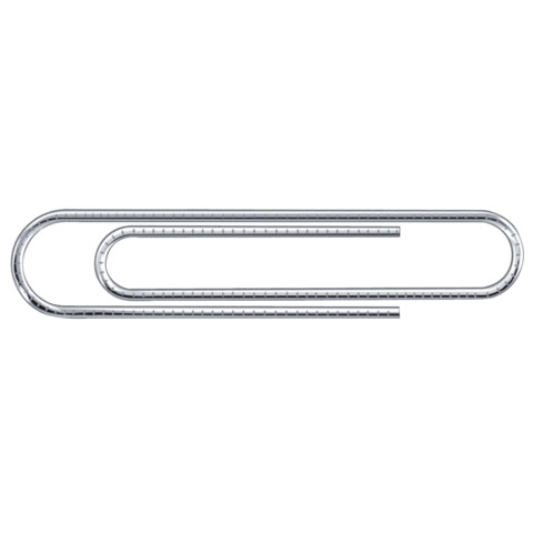 Fermagli Q-Connect filo d'acciaio nichelato 77 mm conf. da 100 - KF01320