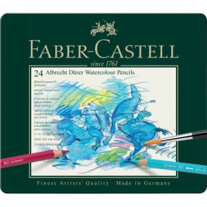 Matite acquerellabili Faber Castell Albrecht Dürer colori assortiti - conf. 24 pezzi - 117524
