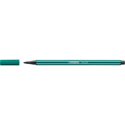 Pennarelli Stabilo Pen 68 tratto 1 mm verde turchese 68/53