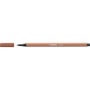Pennarelli Stabilo Pen 68 tratto 1 mm terra di siena 68/75