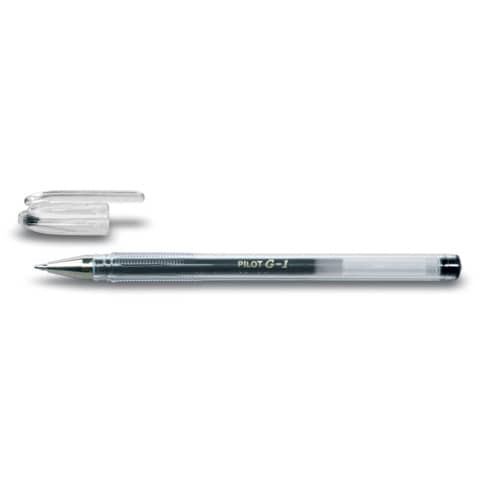 Penna a sfera gel Pilot G-1 punta fine 0,7 mm nero - 001665