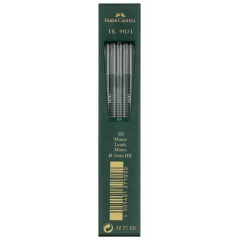 Astuccio 10 mine HB Faber-Castell TK 9071 2 mm - 127100
