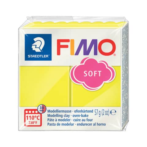 Pasta modellabile Staedtler FIMO® soft 57 g giallo limone - 8020-10