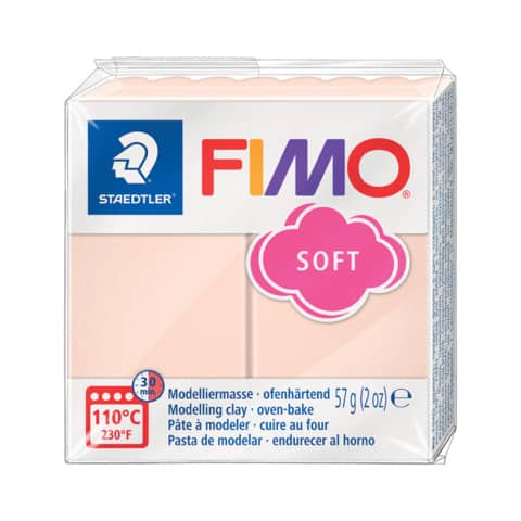 Pasta modellabile Staedtler FIMO® soft 57 g incarnato - 8020-43