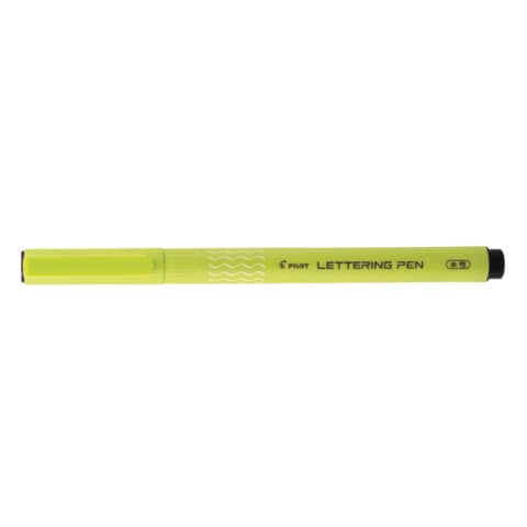 Penna punta in fibra Pilot Lettering colore nero 2 mm - 008466