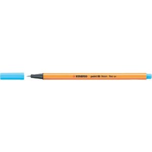 Fineliner Stabilo Point 88® 0,4 mm azzurro neon 88/031
