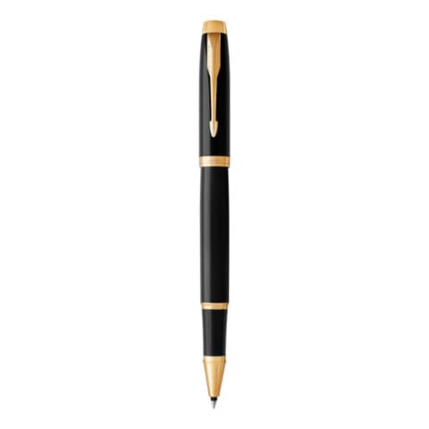 Penna roller Parker IM punta F inchiostro nero Black GT 1931659