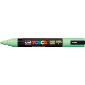 Marcatore a tempera Posca Uni-Ball punta tonda 1,8-2,5 mm verde chiaro M PC5M VC