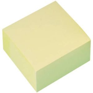 Foglietti riposizionabili Q-Connect 76x76 mm giallo blocchetto da 400 ff - KF01346FSC