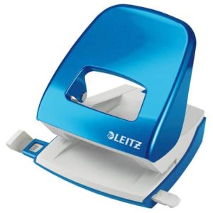 Perforatore 5008 2 fori - 30 fogli Leitz NeXXt WOW Series azzurro metallizzato 50082036
