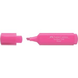 Evidenziatore Faber-Castell Textliner 1546 - conf. 10 pz - colore pastel rosa - 154654