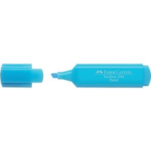 Evidenziatore Faber-Castell Textliner 1546 - conf. 10 pz - colore pastel azzurro - 154657