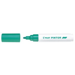 Marcatore multisuperficie Pilot Pintor a base d'acqua punta in fibra 4,5 mm verde - 002386