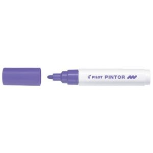 Marcatore multisuperficie Pilot Pintor a base d'acqua punta in fibra 4,5 mm viola - 002393