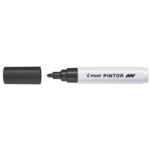 Marcatore multisuperficie Pilot Pintor a base d'acqua punta in fibra 4,5 mm nero - 002383