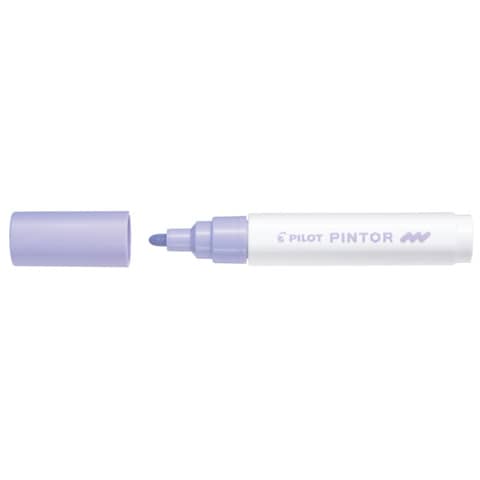Marcatore multisuperficie Pilot Pintor a base d'acqua punta in fibra 4,5 mm viola pastello - 002373