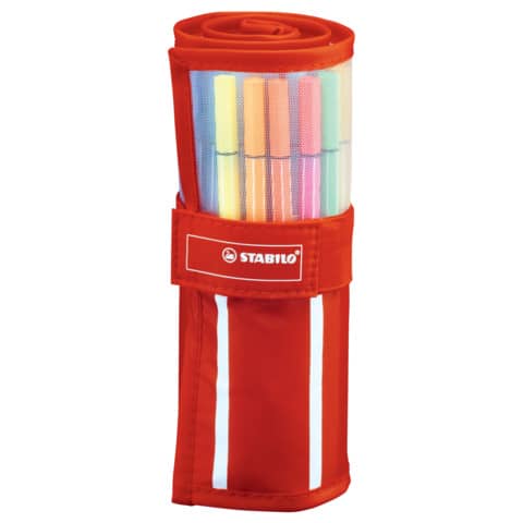 Pennarelli Stabilo Pen 68 tratto 1 mm rollset classico conf. 30 colori assortiti - 6830-2