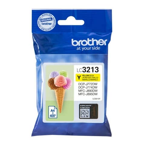 Cartuccia Brother giallo LC3213Y