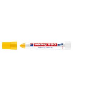 Marcatore a cera edding 950 punta conica 10 mm giallo E-950 005