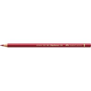 Matite colorate permanenti Faber Castell Polychromos mina 3,8 mm conf. 6 pezzi - rosso cadmio medio - 110217