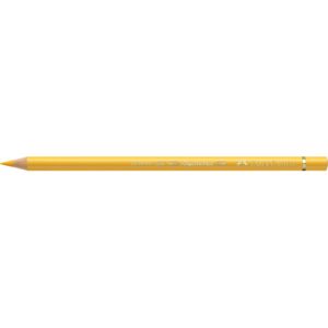 Matite colorate permanenti Faber Castell Polychromos mina 3,8 mm conf. 6 pezzi - giallo cadmio scuro - 110108