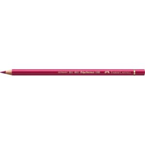 Matite colorate permanenti Faber Castell Polychromos mina 3,8 mm conf. 6 pezzi - rosso robbia - 110142