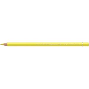 Matite colorate permanenti Faber Castell Polychromos mina 3,8 mm conf. 6 pezzi - giallo chiaro - 110104