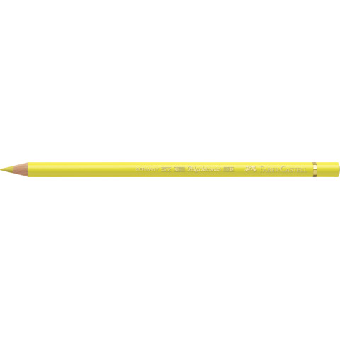 Matite colorate permanenti Faber Castell Polychromos mina 3,8 mm conf. 6 pezzi - giallo chiaro - 110104