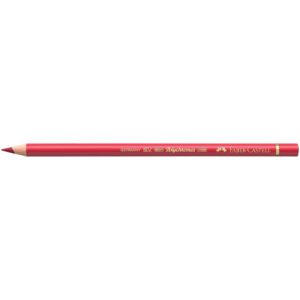 Matite colorate permanenti Faber Castell Polychromos mina 3,8 mm conf. 6 pezzi - carminio permanente - 110126