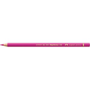 Matite colorate permanenti Faber Castell Polychromos mina 3,8 mm conf. 6 pezzi Faber-Castell fucsia - 110123