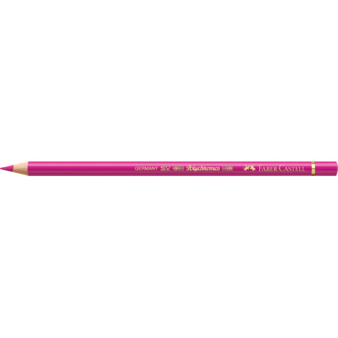 Matite colorate permanenti Faber Castell Polychromos mina 3,8 mm conf. 6 pezzi Faber-Castell fucsia - 110123