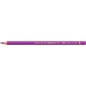 Matite colorate permanenti Faber Castell Polychromos mina 3,8 mm conf. 6 pezzi - cremisi - 110134