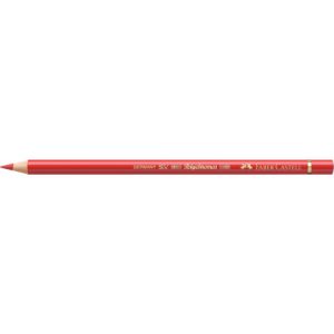 Matite colorate permanenti Faber Castell Polychromos mina 3,8 mm conf. 6 pezzi - rosso scarlatto - 110118