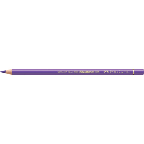 Matite colorate permanenti Faber Castell Polychromos mina 3,8 mm conf. 6 pezzi - viola - 110138