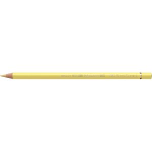Matite colorate permanenti Faber Castell Polychromos mina 3,8 mm conf. 6 pezzi - giallo paglierino - 110102