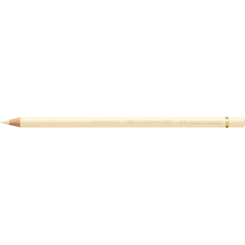 Matite colorate permanenti Faber Castell Polychromos mina 3,8 mm conf. 6 pezzi - avorio - 110103