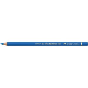 Matite colorate permanenti Faber Castell Polychromos mina 3,8 mm conf. 6 pezzi - blu cobalto verdastro - 110144