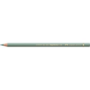Matite colorate permanenti Faber Castell Polychromos mina 3,8 mm conf. 6 pezzi - verde terra - 110172