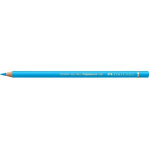 Matite colorate permanenti Faber Castell Polychromos mina 3,8 mm conf. 6 pezzi - blu ftalico chiaro - 110145