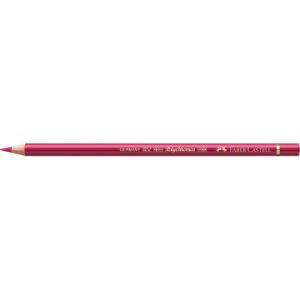 Matite colorate permanenti Faber Castell Polychromos mina 3,8 mm conf. 6 pezzi - rosa carminio - 110127