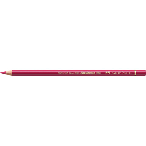 Matite colorate permanenti Faber Castell Polychromos mina 3,8 mm conf. 6 pezzi - rosa carminio - 110127