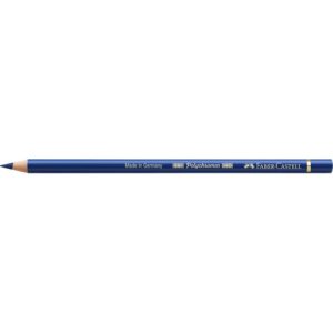 Matite colorate permanenti Faber Castell Polychromos mina 3,8 mm conf. 6 pezzi - blu elio rossiccio - 110151