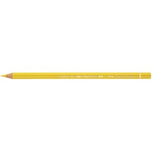 Matite colorate permanenti Faber Castell Polychromos mina 3,8 mm conf. 6 pezzi - giallo cadmio chiaro - 110105