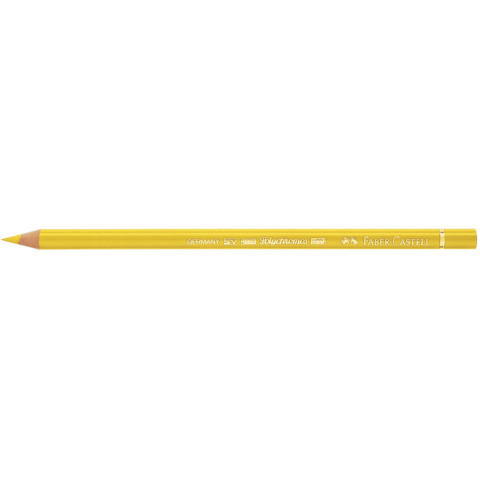 Matite colorate permanenti Faber Castell Polychromos mina 3,8 mm conf. 6 pezzi - giallo cadmio chiaro - 110105