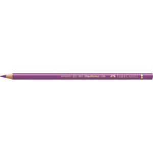 Matite colorate permanenti Faber Castell Polychromos mina 3,8 mm conf. 6 pezzi - rosso viola chiaro - 110135