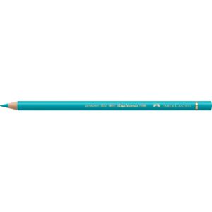 Matite colorate permanenti Faber Castell Polychromos mina 3,8 mm conf. 6 pezzi Faber-Castell verde cobalto - 110156
