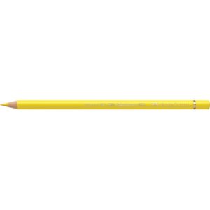 Matite colorate permanenti Faber Castell Polychromos mina 3,8 mm conf. 6 pezzi - giallo cromo chiaro - 110106