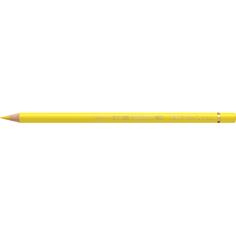 Matite colorate permanenti Faber Castell Polychromos mina 3,8 mm conf. 6 pezzi - giallo cromo chiaro - 110106